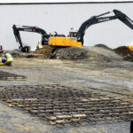 construction at community center